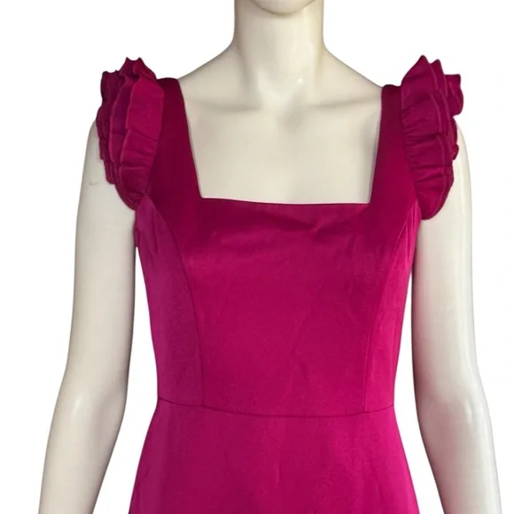 Aidan Mattox Fuchsia High Low Dress Size 0. G#2 - Picture 11 of 16